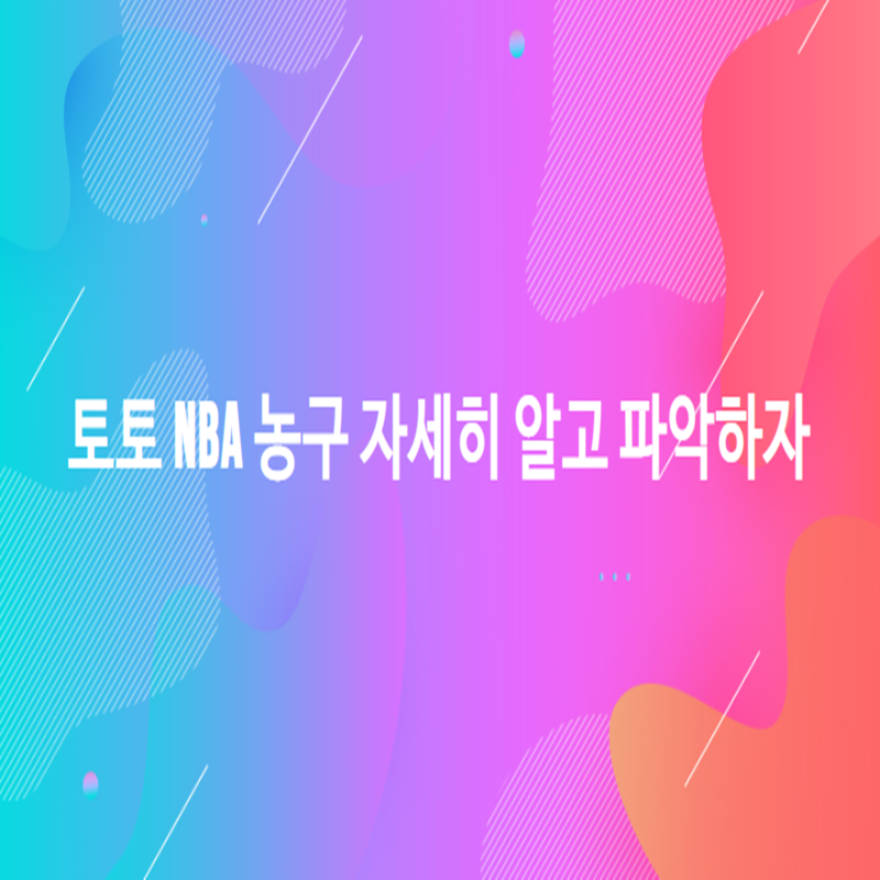 토토 NBA 농구 자세히 알고 파악하자